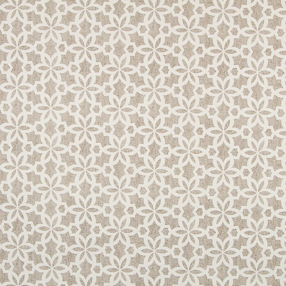 Beige Geometrische schmutzabweisende Tischdecke - Ribes y Casals