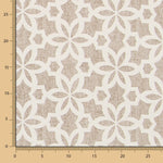 Beige Geometrische schmutzabweisende Tischdecke - Ribes y Casals