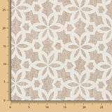 Beige Geometrische schmutzabweisende Tischdecke - Ribes y Casals