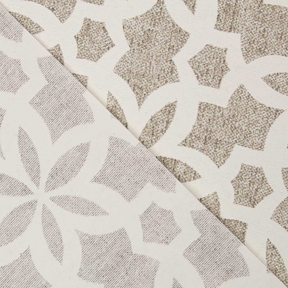 Beige Geometrische schmutzabweisende Tischdecke - Ribes y Casals