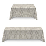 Beige Geometrische schmutzabweisende Tischdecke - Ribes y Casals