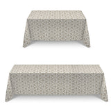 Beige Geometrische schmutzabweisende Tischdecke - Ribes y Casals
