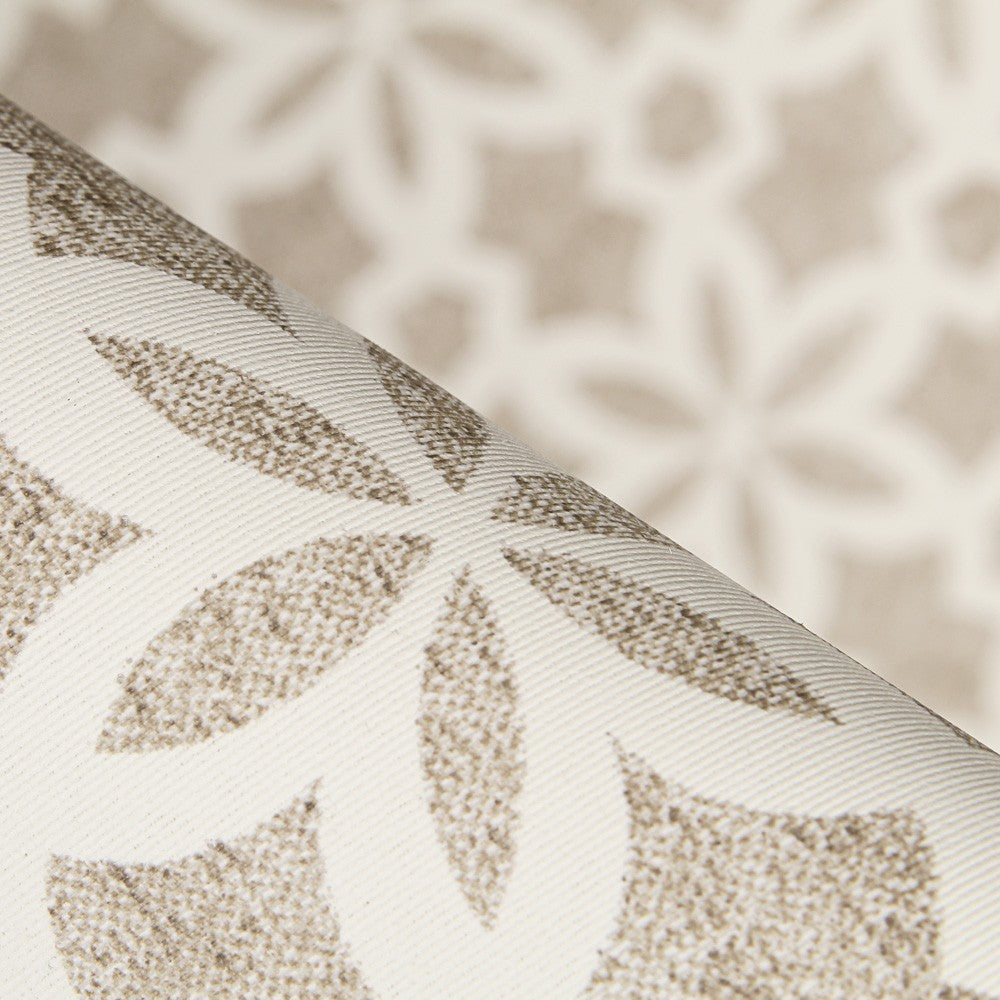 Beige Geometrische schmutzabweisende Tischdecke - Ribes y Casals