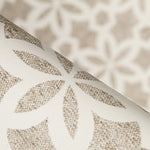Beige Geometrische schmutzabweisende Tischdecke - Ribes y Casals