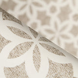 Beige Geometrische schmutzabweisende Tischdecke - Ribes y Casals
