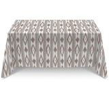 Ikat Fleckenbeständige Tischdecke Braun - Ribes y Casals