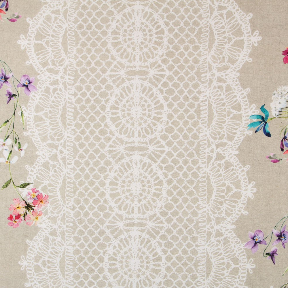 Mandala Floral Fleckenbeständige Tischdecke - Ribes y Casals