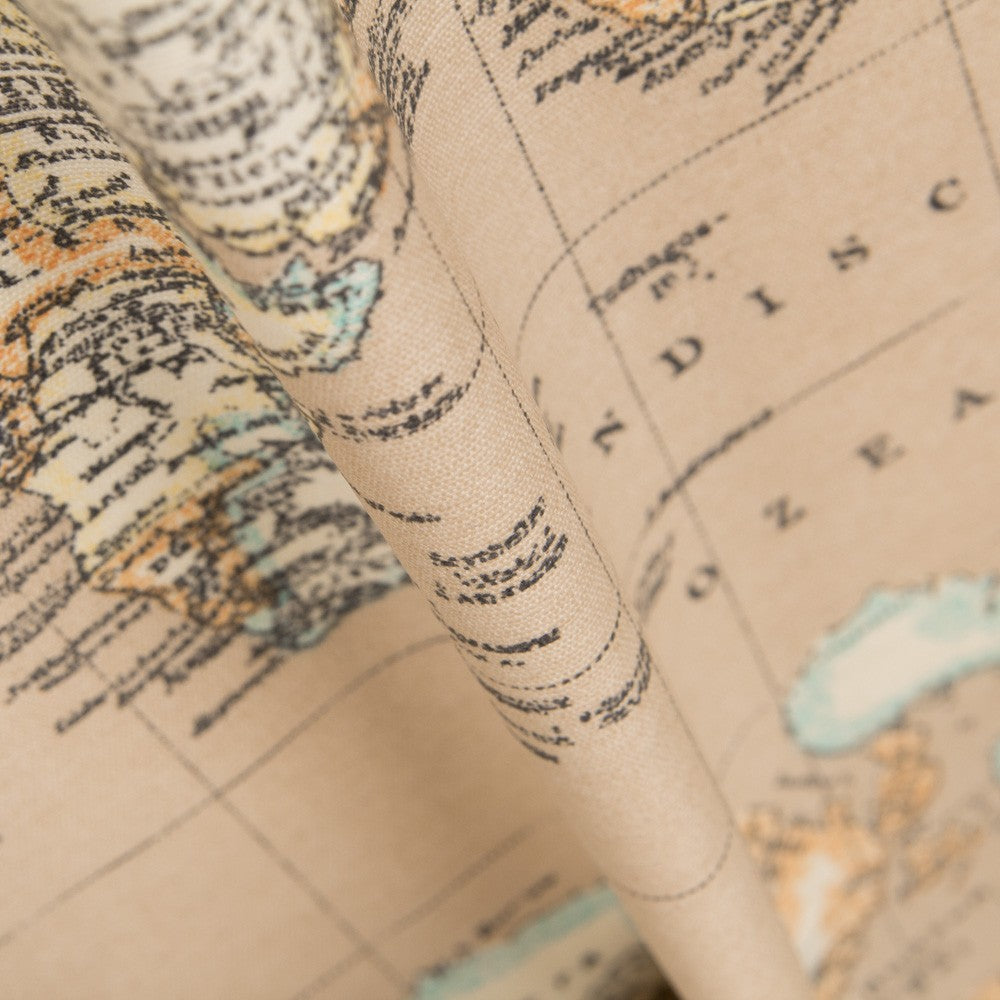 Anti-Fleck Tischtuch Mapamundi Sand - Ribes y Casals