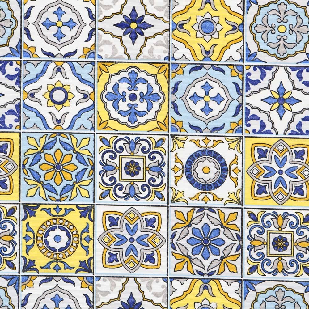 Mosaik Gelbe schmutzabweisende Tischdecke - Ribes y Casals