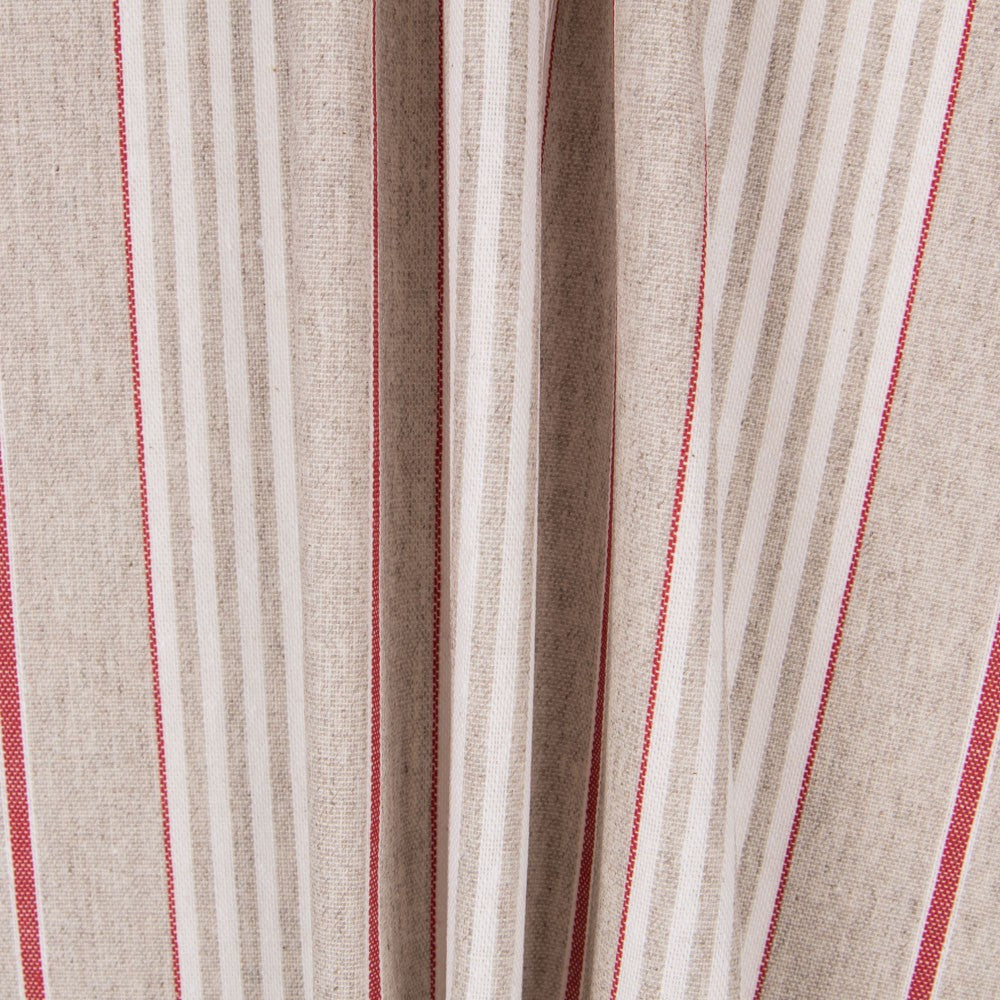 Anti-Fleck-Tischdecke Rot gestreift - Ribes y Casals