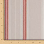 Anti-Fleck-Tischdecke Rot gestreift - Ribes y Casals