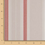 Anti-Fleck-Tischdecke Rot gestreift - Ribes y Casals