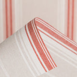 Anti-Fleck-Tischdecke Rot gestreift - Ribes y Casals