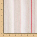 Anti-Fleck-Tischdecke Rot gestreift - Ribes y Casals