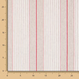 Anti-Fleck-Tischdecke Rot gestreift - Ribes y Casals