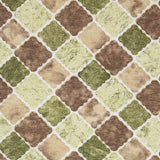 Anti-Fleck-Tischdecke Rhombus Grün - Ribes y Casals