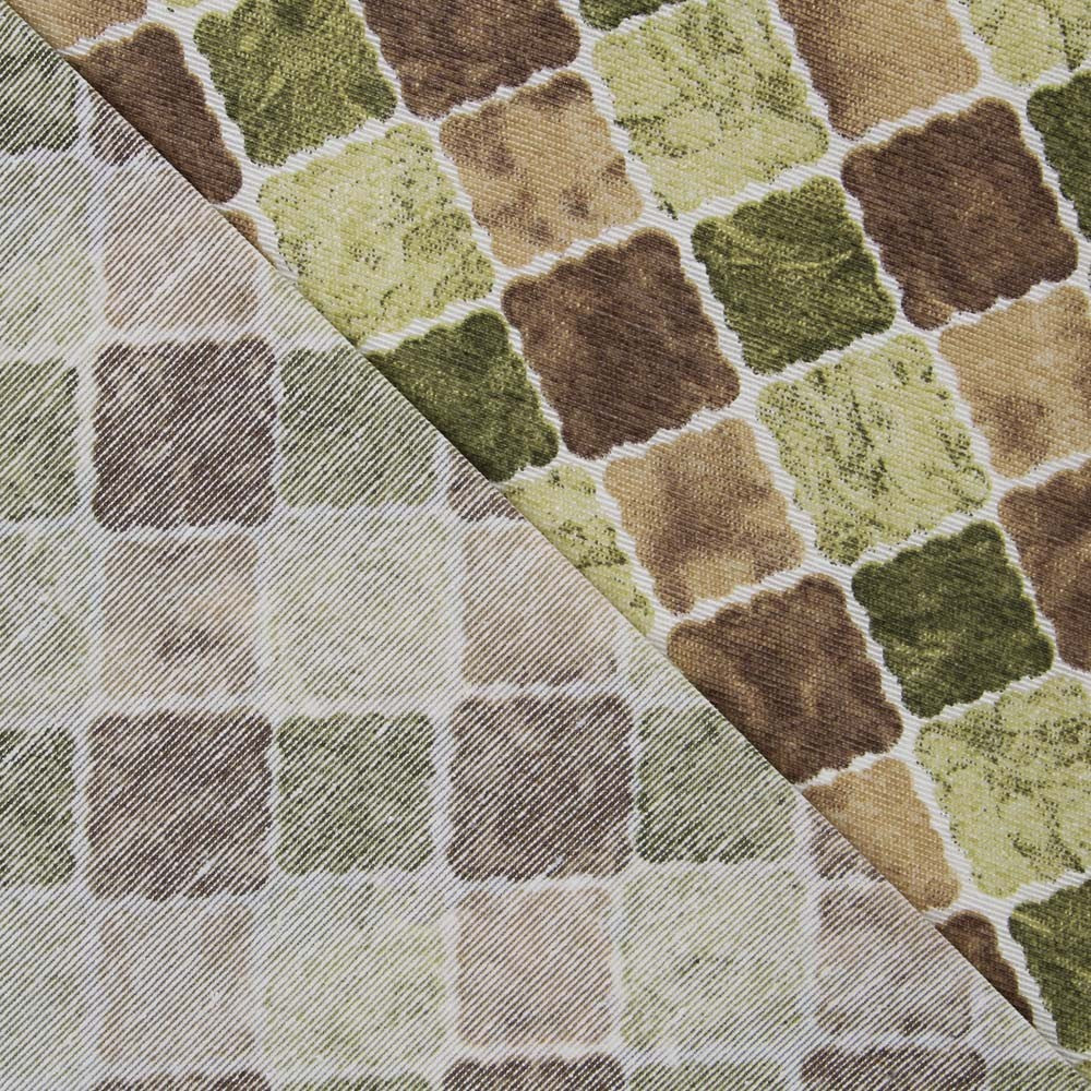 Anti-Fleck-Tischdecke Rhombus Grün - Ribes y Casals