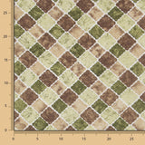Anti-Fleck-Tischdecke Rhombus Grün - Ribes y Casals