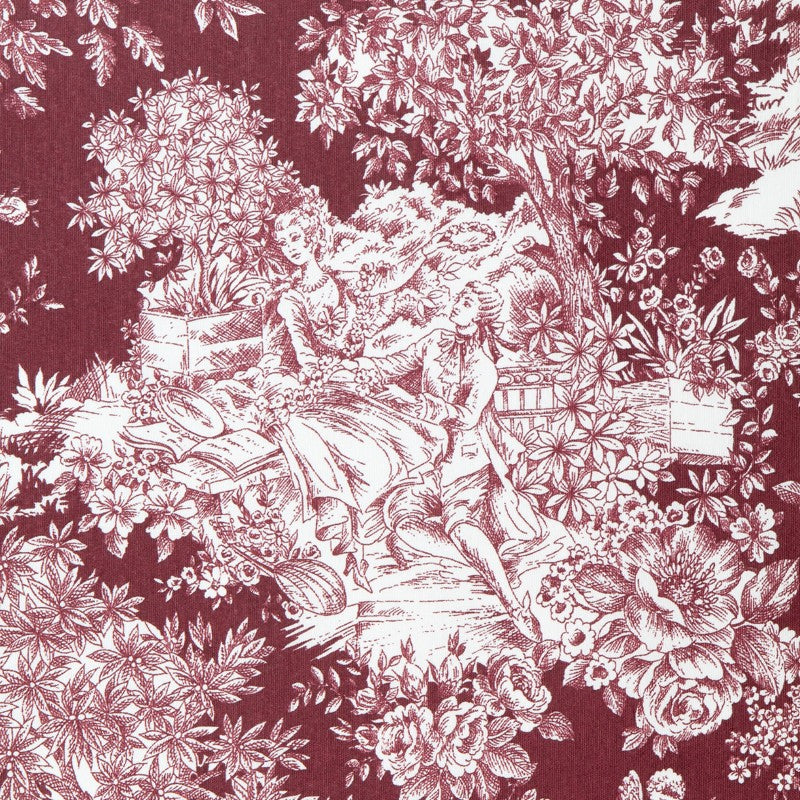 Anti-Fleck-Tischdecke Toile Granat - Ribes y Casals