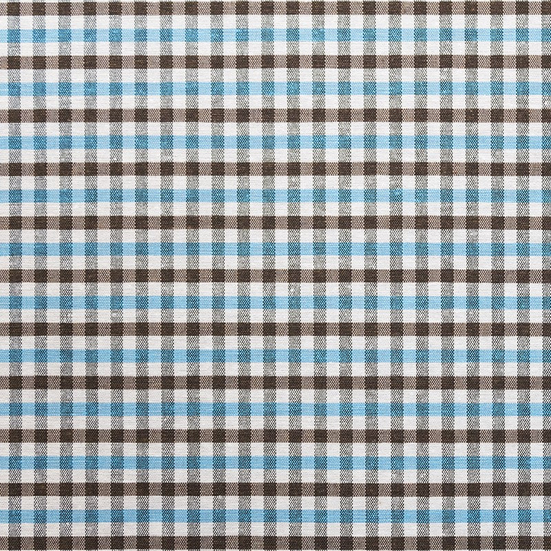 Vichy Fleckenschutz-Tischdecke Braun Blau - Ribes y Casals