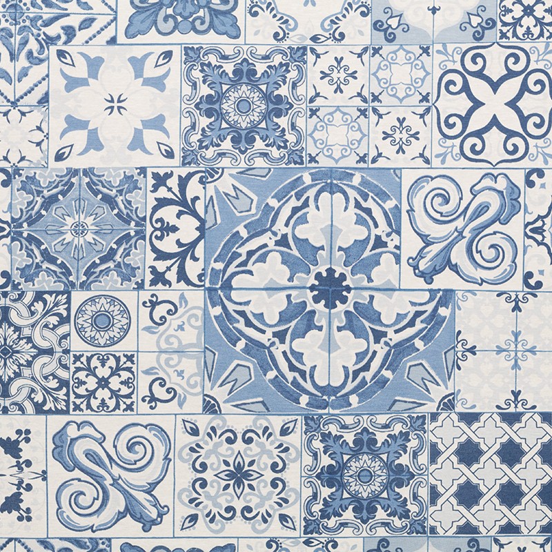 Blaue Kacheln Tischtuch - Ribes y Casals