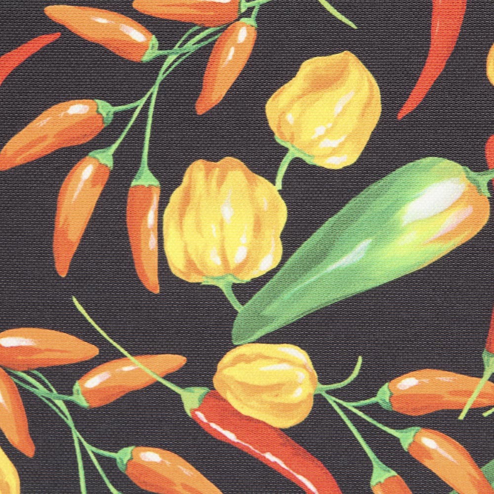 Schwarzes Chili-Tischtuch - Ribes y Casals