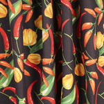 Schwarzes Chili-Tischtuch - Ribes y Casals