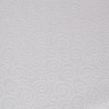 Reststück Jacquard-Tischdecke mit Spiralmuster, weiß – verschiedene Maße x Breite 320 cm - Ribes y Casals