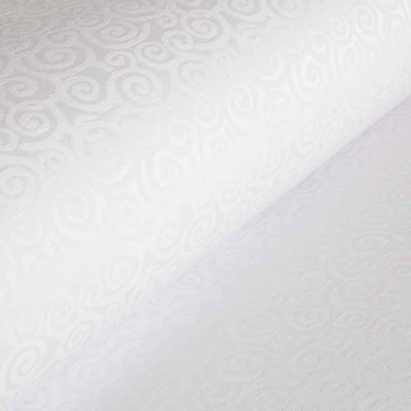 Jacquard-Tischdecke Spiralen Weiß - Ribes y Casals