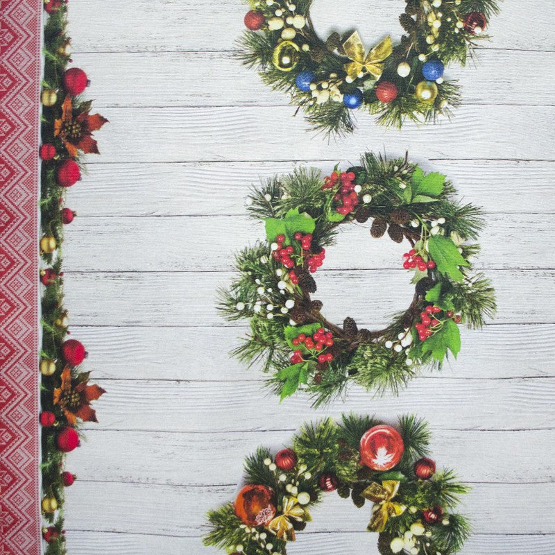 Weihnachten Tischdecke Stainproof Holz Grau - Ribes y Casals