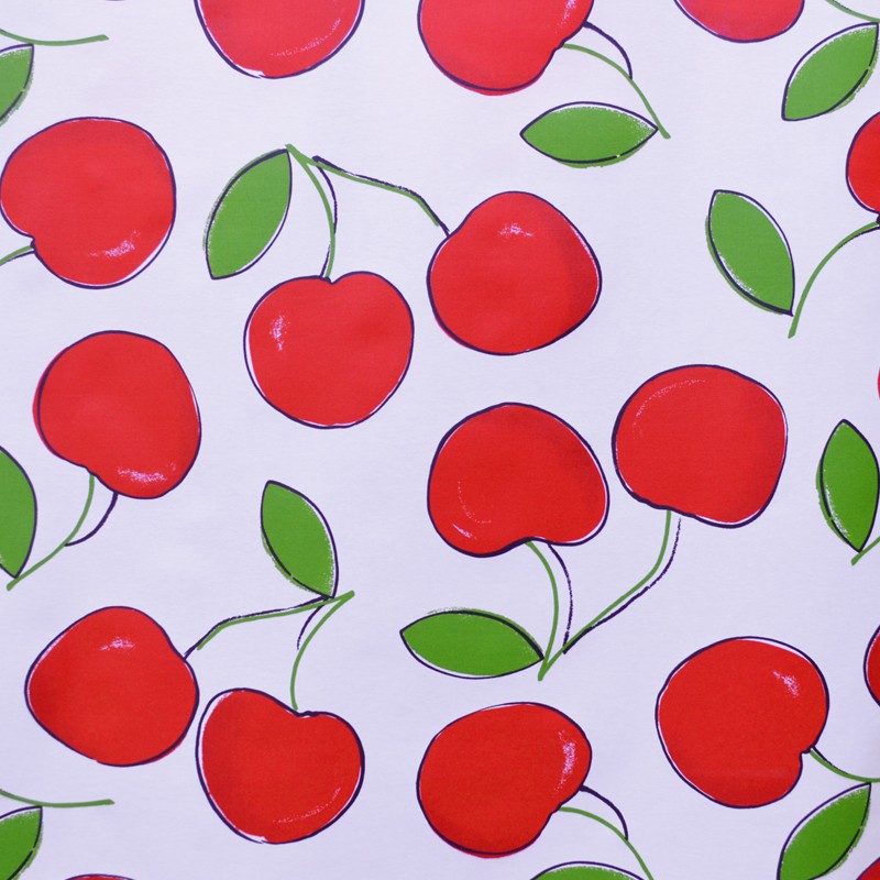Cherry Resin Tischdecke Weißer Hintergrund - Ribes y Casals