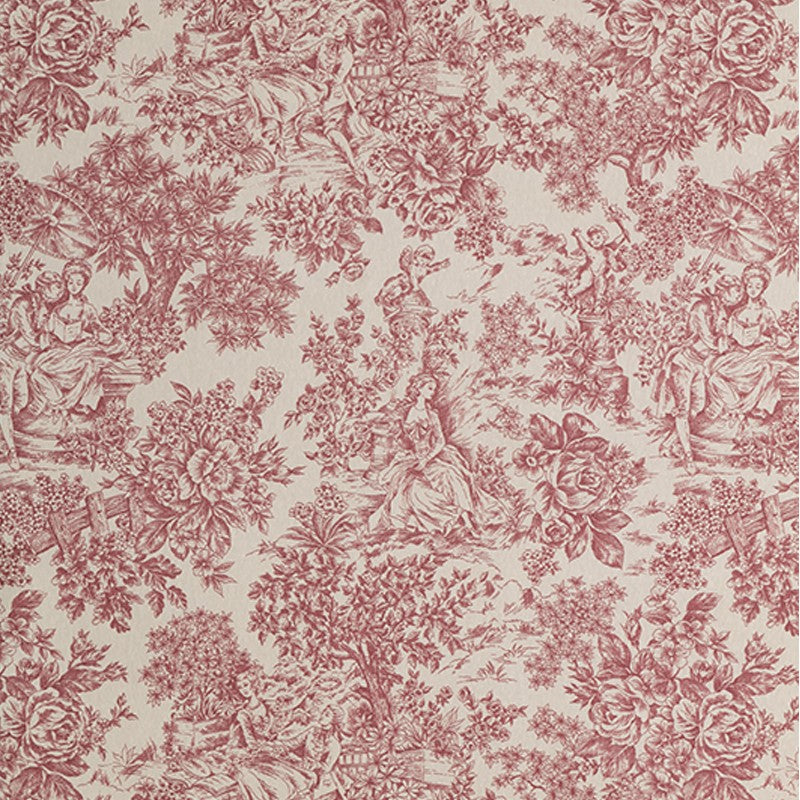 Toile de Jouy Tischtuch Rot - Ribes y Casals