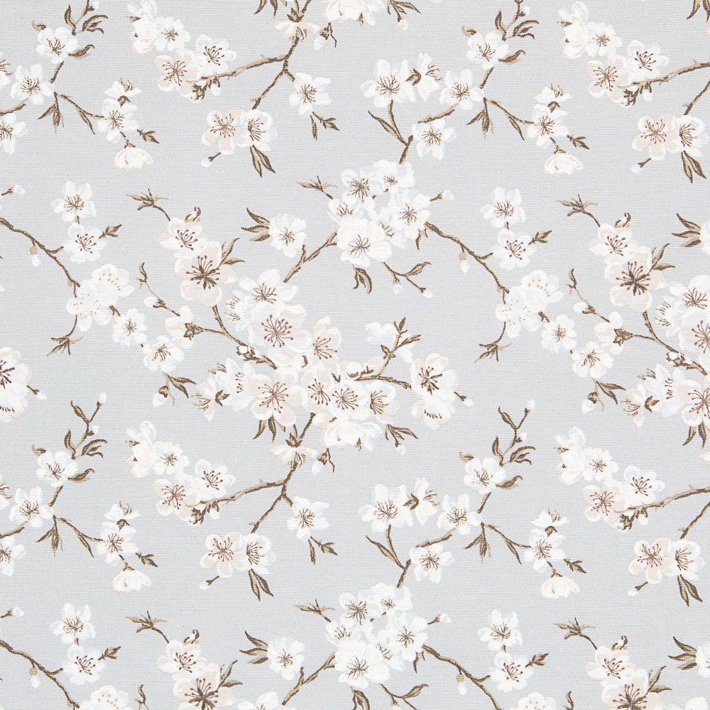 Anti-Fleck-Tischdecke Japan Blume Grau - Ribes y Casals