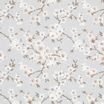 Anti-Fleck-Tischdecke Japan Blume Grau - Ribes y Casals