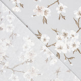 Anti-Fleck-Tischdecke Japan Blume Grau - Ribes y Casals