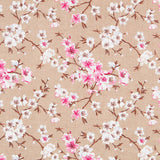 Anti-Fleck-Tischdecke Flor Japo Braun - Ribes y Casals