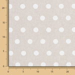Anti-Flecken-Tischdecke Polka Dots Stone - Ribes y Casals