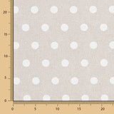 Anti-Flecken-Tischdecke Polka Dots Stone - Ribes y Casals