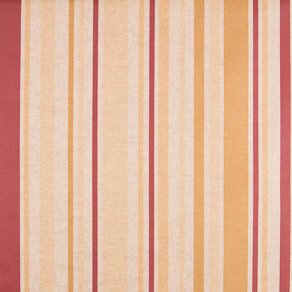 Aramis Fleckabweisende Tischdecke Ocker Multistreifen - Ribes y Casals