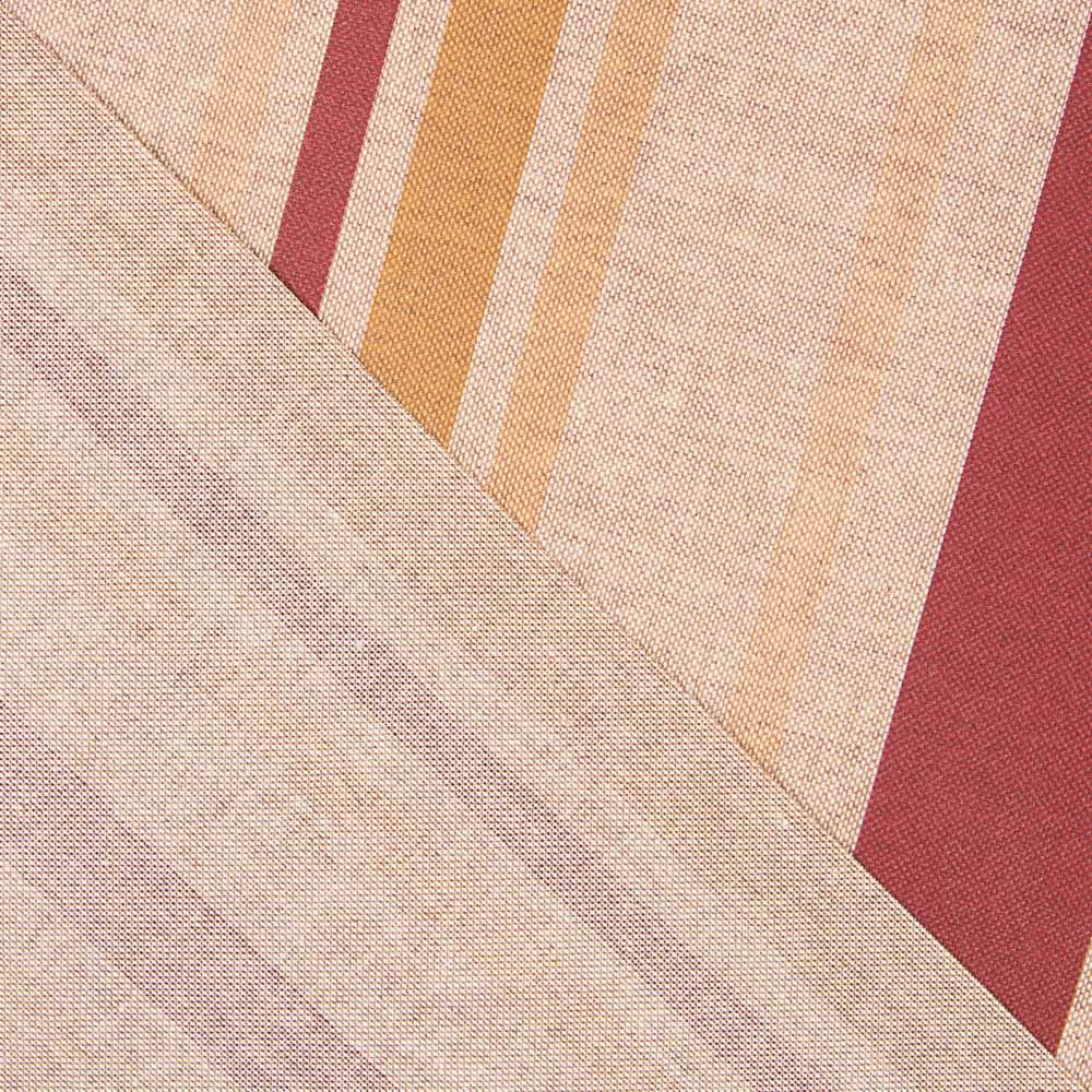 Aramis Fleckabweisende Tischdecke Ocker Multistreifen - Ribes y Casals