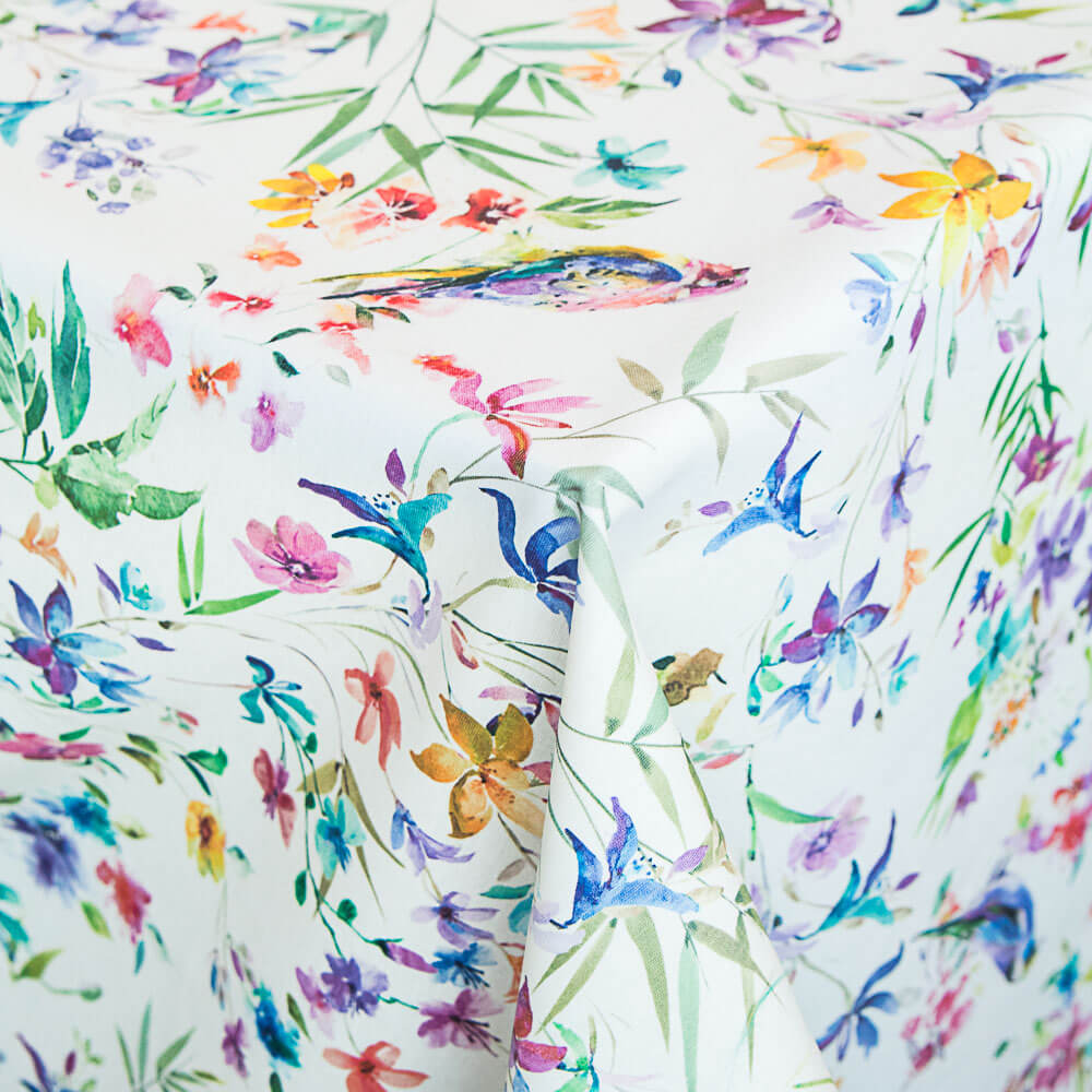 Plants Multicolour Stain-Resistant Tablecloth - Ribes y Casals