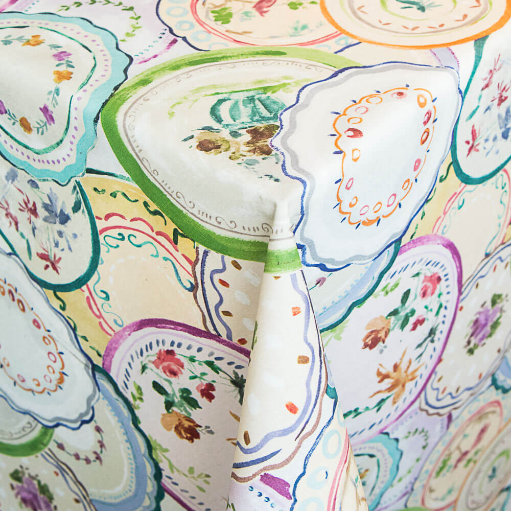Anti-Fleck-Tischdecke Teller - Ribes y Casals