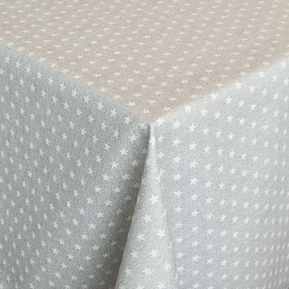 Stars Fleckabweisende Tischdecke Grau Vigoré - Ribes y Casals