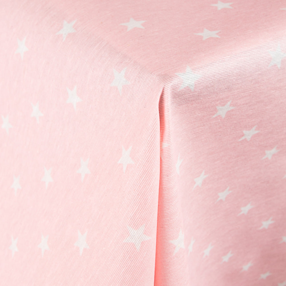 Anti-Fleck-Tischdecke Rosa Sterne - Ribes y Casals