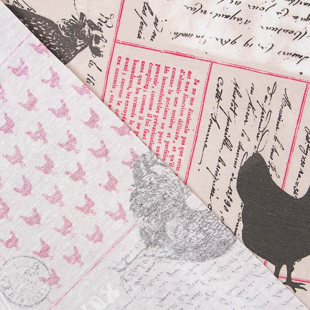 Tischtuch Anti-Flecken Tischtuch Gallinas Rústica - Ribes y Casals