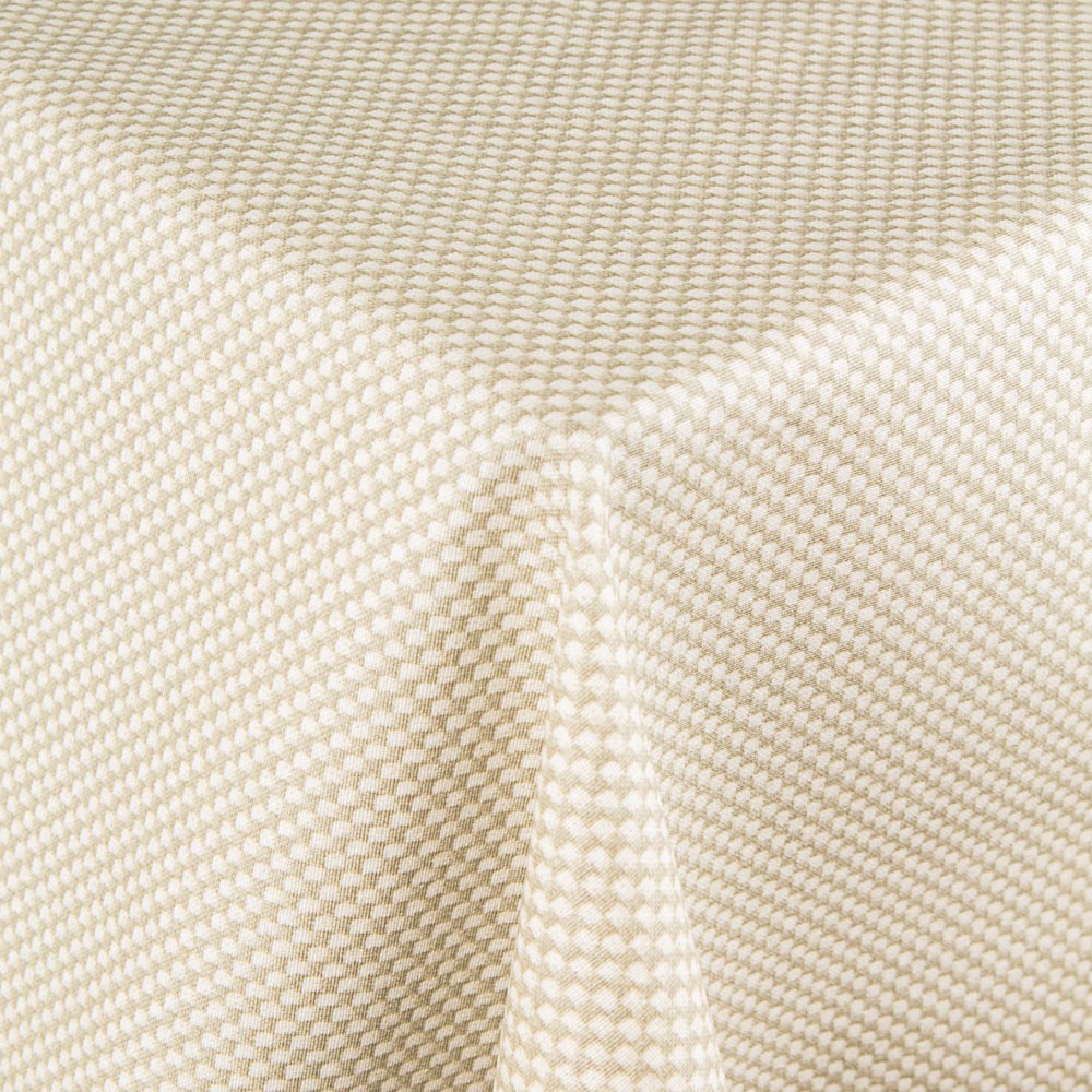 Jacquard Anti-Flecken-Tischdecke Beige - Ribes y Casals