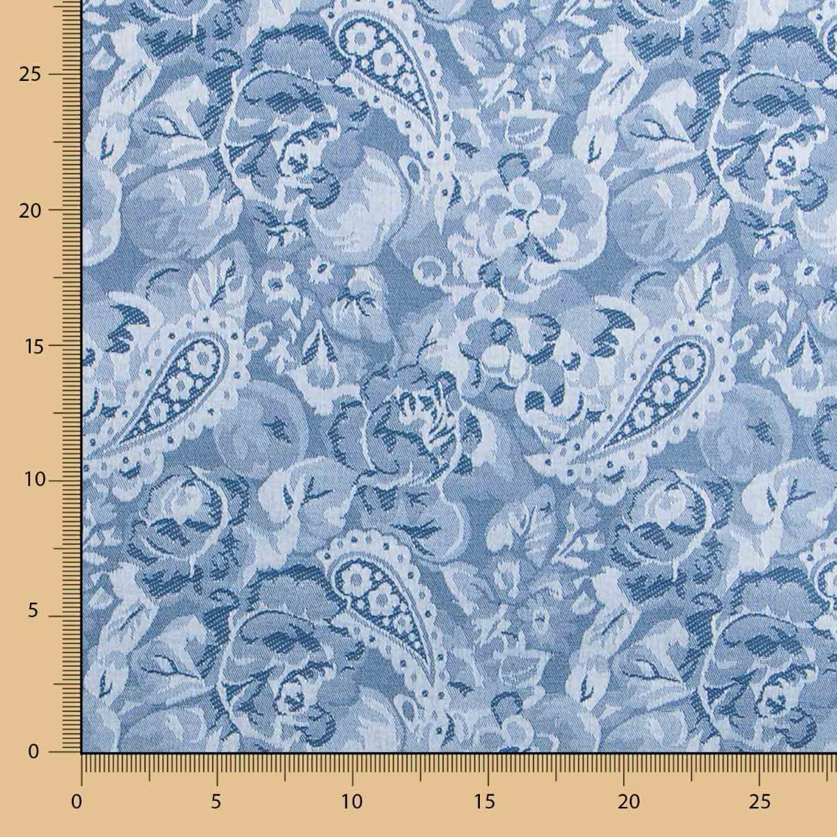 Aramis Paisley Anti-Fleck-Tischdecke Blau - Ribes y Casals