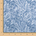 Aramis Paisley Anti-Fleck-Tischdecke Blau - Ribes y Casals