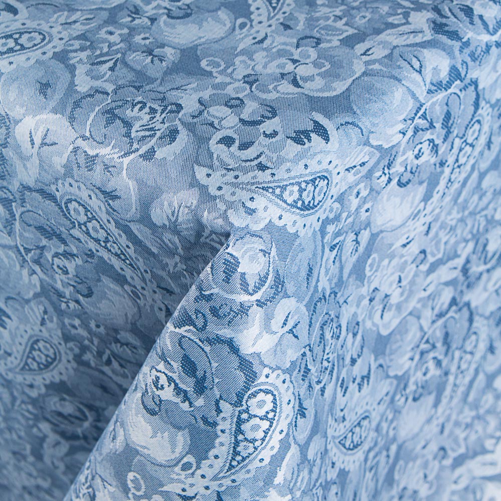 Aramis Paisley Anti-Fleck-Tischdecke Blau - Ribes y Casals