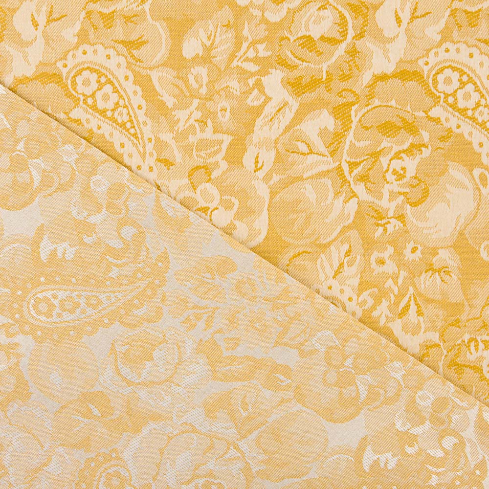 Aramis Paisley Golden Fleckenschutz-Tischdecke - Ribes y Casals